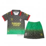 Camiseta De Futbol AC Milan Portero Cuarto Nino 2024-2025