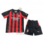 Camiseta De Futbol AC Milan Primera Nino 2025-2026
