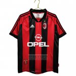 Camiseta De Futbol AC Milan Primera Retro 98-99