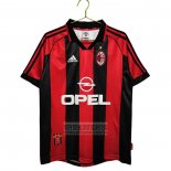 Camiseta De Futbol AC Milan Primera Retro 98-99