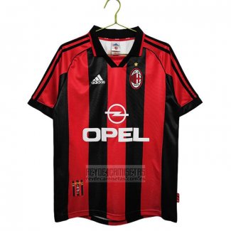 Camiseta De Futbol AC Milan Primera Retro 98-99