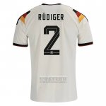 Camiseta De Futbol Alemania Jugador Antonio Rudiger Primera 2026
