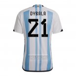 Camiseta De Futbol Argentina Jugador Dybala Primera 2022