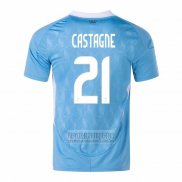 Camiseta De Futbol Belgica Jugador Castagne Segunda 2024
