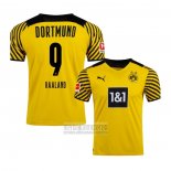 Camiseta De Futbol Borussia Dortmund Jugador Haaland Primera 2021-2022