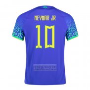 Camiseta De Futbol Brasil Jugador Neymar Jr. Segunda 2022