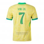 Camiseta De Futbol Brasil Jugador Vini JR. Segunda 2024