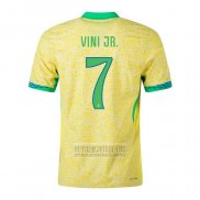 Camiseta De Futbol Brasil Jugador Vini JR. Primera 2024