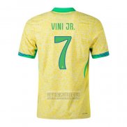 Camiseta De Futbol Brasil Jugador Vini JR. Segunda 2024