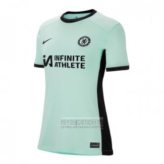 Camiseta de Futbol Chelsea Segunda Mujer 2023-2024