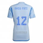 Camiseta De Futbol Espana Jugador Ansu Fati Segunda 2022