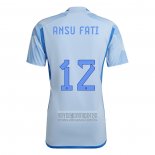 Camiseta De Futbol Espana Jugador Ansu Fati Segunda 2022