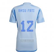 Camiseta De Futbol Espana Jugador Ansu Fati Segunda 2022