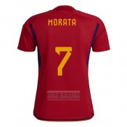 Camiseta De Futbol Espana Jugador Morata Primera 2022