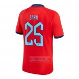 Camiseta De Futbol Inglaterra Jugador Saka Segunda 2022