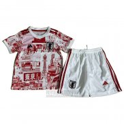 Camiseta De Futbol Japon Anime Nino 2024-2025 Rosa