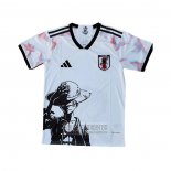Camiseta De Futbol Japon Anime One Piece Luffy 2025 Blanco