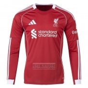 Camiseta De Futbol Liverpool Primera Manga Larga 2025-2026