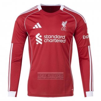Camiseta De Futbol Liverpool Primera Manga Larga 2025-2026
