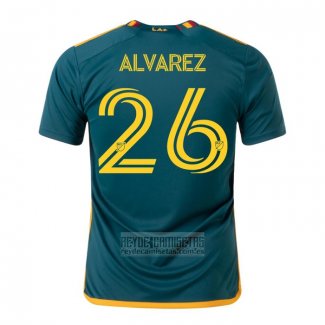 Camiseta De Futbol Los Angeles Galaxy Jugador Alvarez Segunda 2023-2024