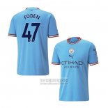 Camiseta De Futbol Manchester City Jugador Foden Primera 2022-2023
