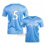 Camiseta De Futbol Manchester City Jugador Stones Primera 2021-2022