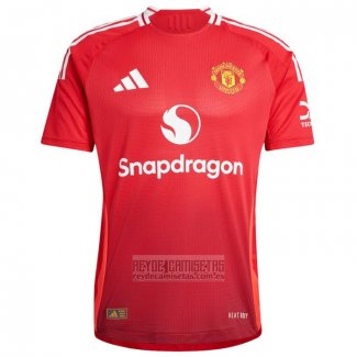 Camiseta De Futbol Manchester United Primera Authentic 2024-2025