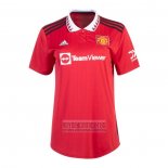 Camiseta De Futbol Manchester United Primera Mujer 2022-2023