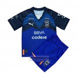 Camiseta De Futbol Monterrey Segunda Nino 2022