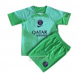 Camiseta De Futbol Paris Saint-Germain Portero Nino 2022-2023 Verde