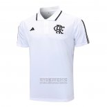 Camiseta De Futbol Polo del Flamengo 2023-2024 Blanco
