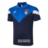 Camiseta De Futbol Polo del Italia 2020 Azul