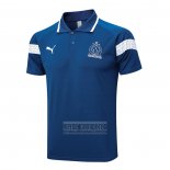 Camiseta De Futbol Polo del Olympique Marsella 2023-2024 Azul