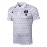 Camiseta De Futbol Polo del Paris Saint-Germain 202021-2022 Blanco