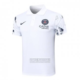 Camiseta De Futbol Polo del Paris Saint-Germain 2024-2025 Blanco