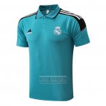 Camiseta De Futbol Polo del Real Madrid 2022 Azul