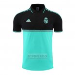 Camiseta De Futbol Polo del Real Madrid 2022-2023 Negro y Verde