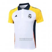 Camiseta De Futbol Polo del Real Madrid 2024-2025 Blanco