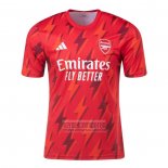 Camiseta De Futbol Pre Partido del Arsenal 2023 Rojo