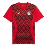 Camiseta De Futbol Pre Partido del Egipto 2024 Rojo