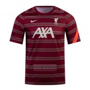 Camiseta De Futbol Pre Partido del Liverpool 2022 Rojo