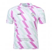 Camiseta De Futbol Pre Partido del Manchester City 2023 Blanco