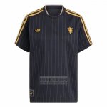 Camiseta De Futbol Pre Partido del Manchester United 2025-2026 Negro