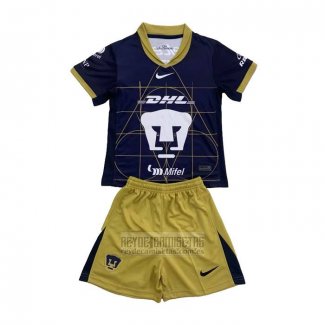 Camiseta De Futbol Pumas UNAM Segunda Nino 2024-2025