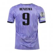 Camiseta De Futbol Real Madrid Jugador Benzema Segunda 2022-2023