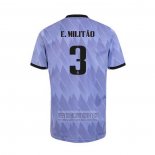 Camiseta De Futbol Real Madrid Jugador E.Militao Segunda 2022-2023