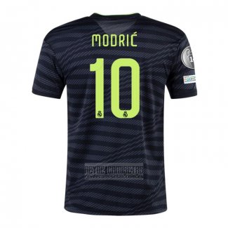 Camiseta De Futbol Real Madrid Jugador Modric Tercera 2022-2023