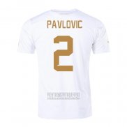 Camiseta De Futbol Serbia Jugador Pavlovic Segunda 2022