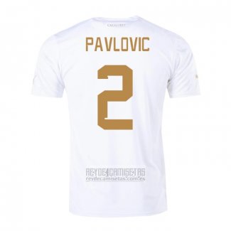 Camiseta De Futbol Serbia Jugador Pavlovic Segunda 2022