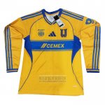 Camiseta De Futbol Tigres UANL Primera Manga Larga 2025-2026